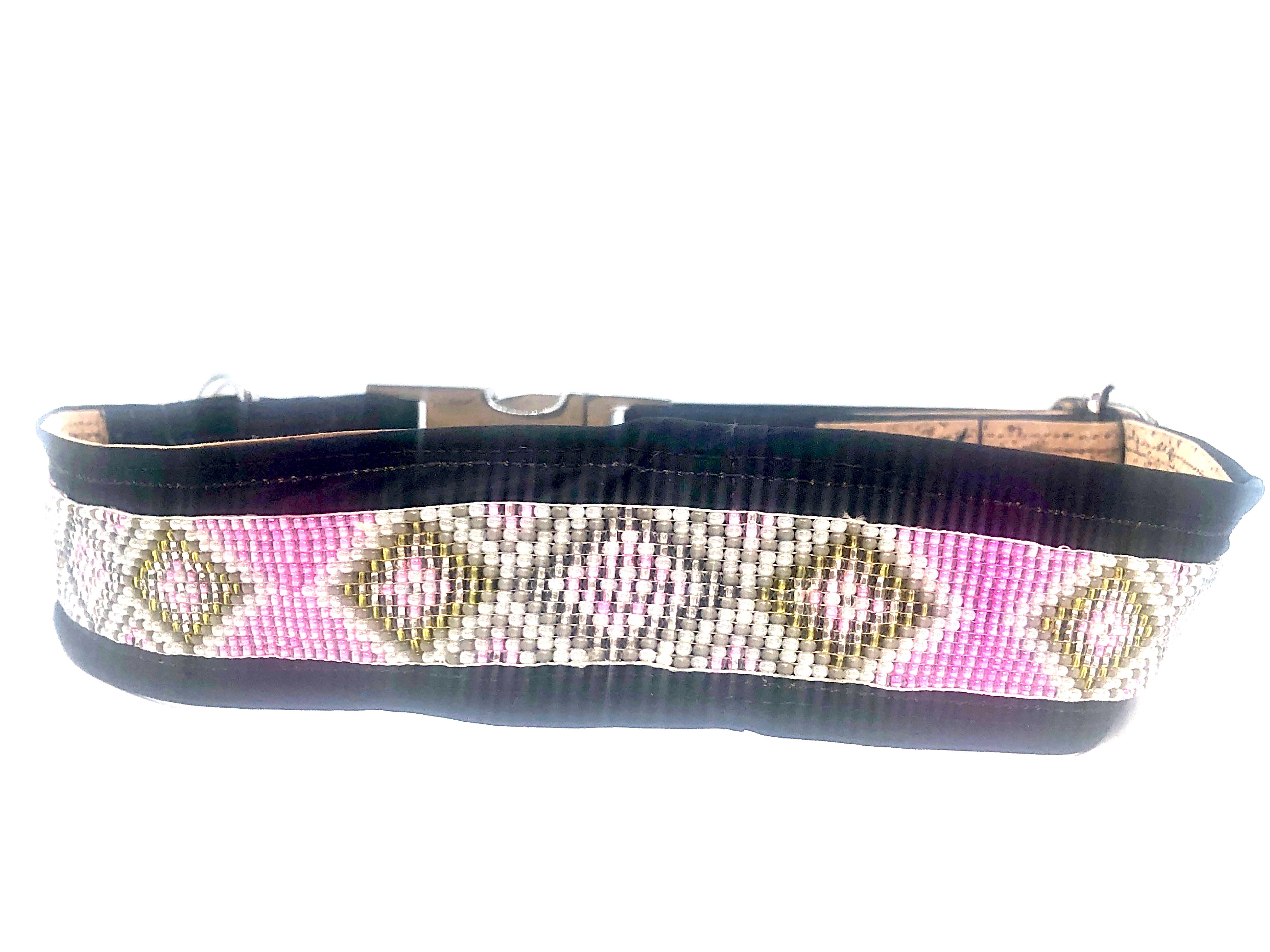 Eco-Friendly Cork, Upcycled Gore-Tex & Hand-Beaded Collar - Little Pine Lifestyle and Apparel