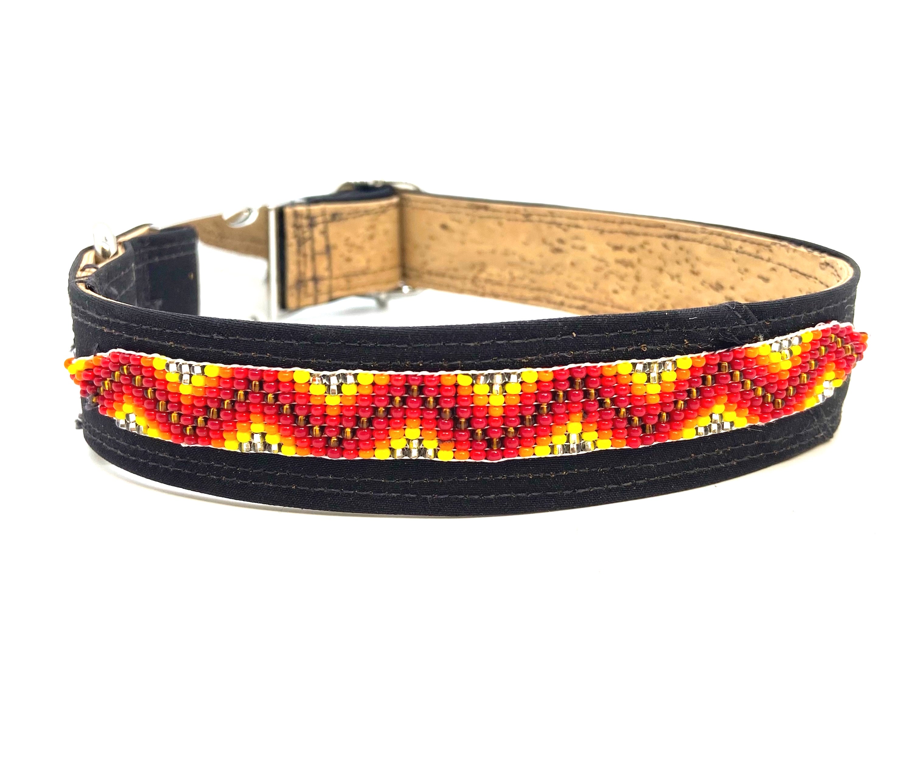 Eco-FriendlyCork_UpcycledGore-Tex_Hand-BeadedCollar_Redshades